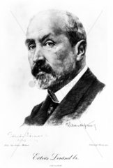 Baron Lorand Von Eotvos  Hungarian physicist  c 1900.