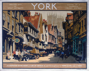 'York’  LNER poster  c 1920s.
