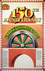 London & Greenwich Railway - 150th Anniversary poster  1986.