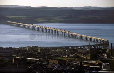 Tay Bridge over the Firth of Tay  1997.