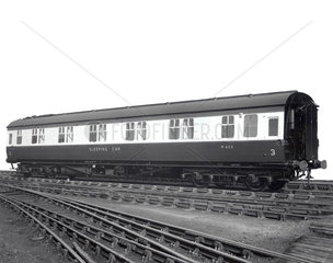 British Railways third class sleeping carriage  4 September 1951.
