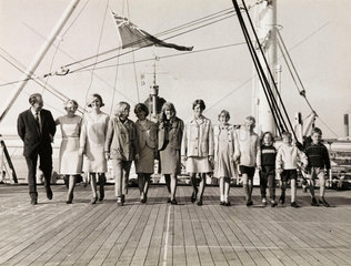 Irish family emigrating to Canada  1966.