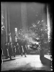 The Christmas tree at St Martin-in-the-Fields  London  1935.