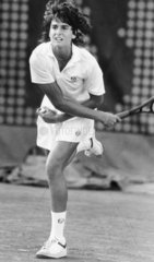 Gabriela Sabatini  Argentinian tennis player  June 1986.