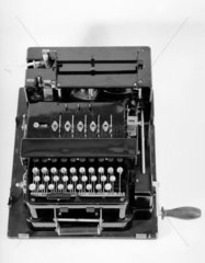 Portable British Typex machine  c 1930s.