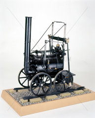 Trevithick's London locomotive  1808. Model