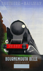 'Bournemouth Belle'  SR poster  1936.