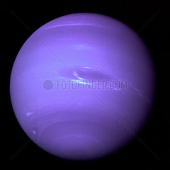 Neptune  full disc view  2 April 1990.