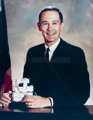 Astronaut Charles Duke in formal suit  1966.
