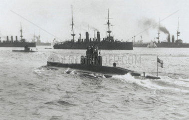 One of Britain's submarines  1914-1918.