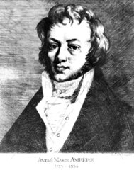 Andre-Marie Ampere  French physicist and mathematician  c 1810.
