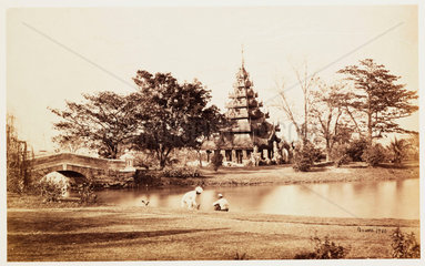 Pagoda  India  c 1865.