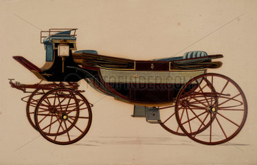 Horse landau  19th century.