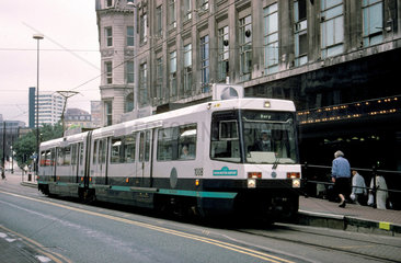 Tram in Bury  1996.