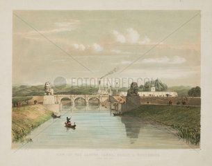 ‘View of the Ganges Canal  Works  & Workshops’  India  1853.