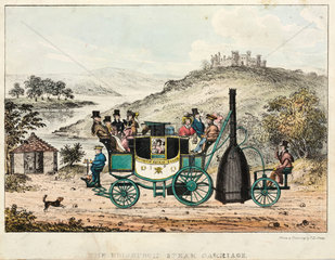 ‘The Edinburgh Steam Carriage’  early 19th century.