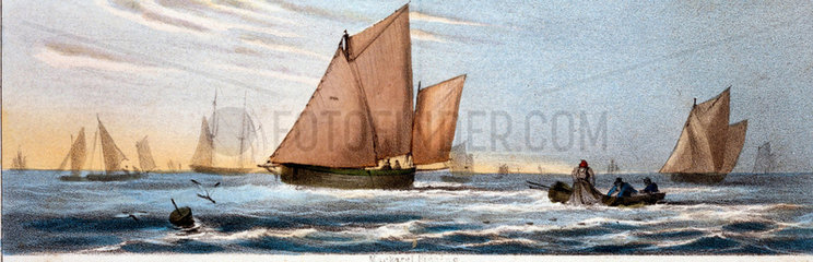 'Mackerel Fishing'  c 1845.