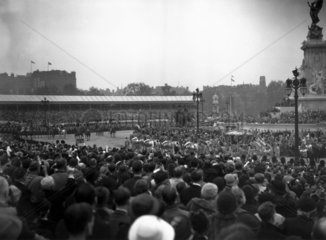 The coronation of George VI  London  12 May 1937.