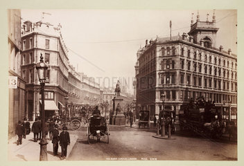'Holborn Circus  London'  c 1890.