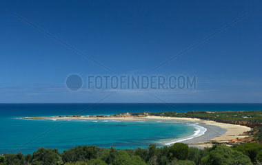 Anglesea  Australien  Blick von der Great Ocean Road auf Point Roadknight Beach