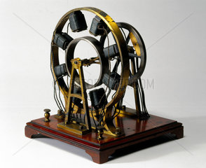 Wheatstone's eccentric ring type electromagnetic engine  1841.