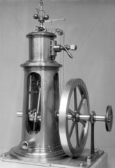 Columnar steam engine  1862.