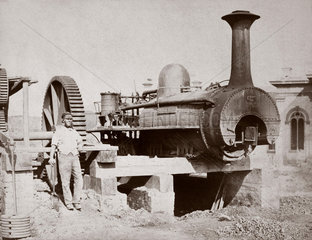 Steam locomotive 'Adelaide'  Saltburn  Redcar & Cleveland  1860.