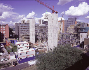 Construction of the Wellcome Wing at the Science Museum  London  1998.
