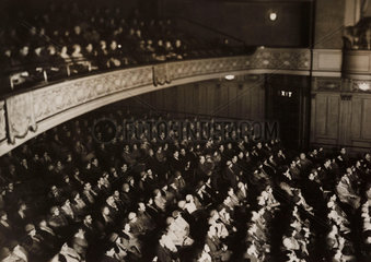 Audience photographed in infrared light  1930s.