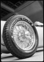 Front wheel of a 1911 Auto-Union racing car  c 1934-1935.