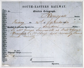 Tonbridge telegram  1850.