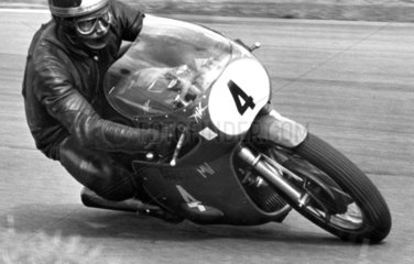 Motorcycle race  Oulton Park  Cheshire  September 1970.