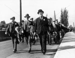 Jarrow March  28 October 1936. The unemploy