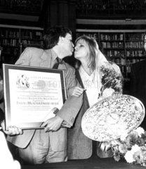 Paul and Linda McCartney  Picton Library  Liverpool  November 1984.