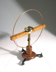 Tangent galvanometer  1873-1877.