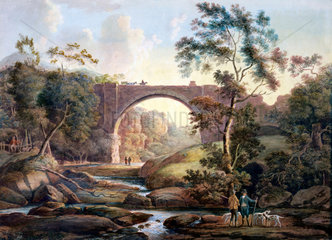 'View of Tanfield Arch in the County of Durham’  c 1811.