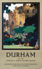 ‘Durham’  LNER poster  1930s.