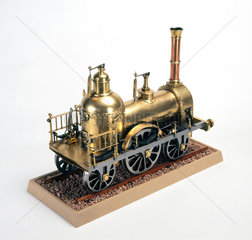 Passanger locomotive  1837. Model (scale 1: