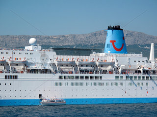 Split  Kroatien  Kreuzfahrtschiff Thomson Celebration