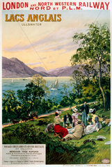 ‘English Lakes’  LNWR poster  c 1910.