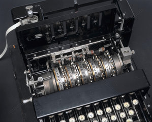 Typex Mk III cypher machine for field use  late 1930s.