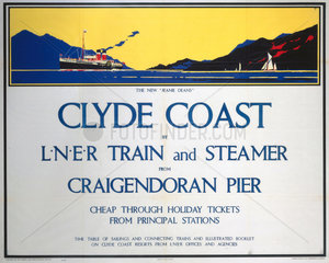 ‘Clyde Coast’  LNER poster  1935.