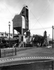 LNER locomotive coaling plant  Frodingham  Yorkshire  August 1938.