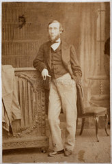 John Tyndall  Irish physicist  c 1860.