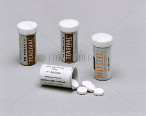 Tensival tablets and Distaval tablets  1958-1962.