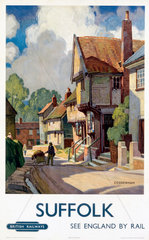 ‘Suffolk’  BR (ER) poster  1948-1965.