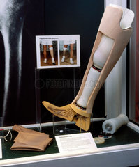 Orthopaedic display  Science Museum  London  1985.