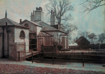 ‘The Sluice House  Bush Hill  1911’.