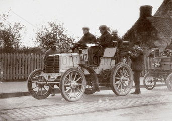Roll's 12 hp Panhard motor car on the 1000 Mile Trial  1900.