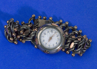 Bezel wind wrist watch  c 1880.